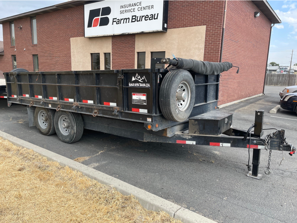 2019 Snake River 8×16′ Dump Trailer